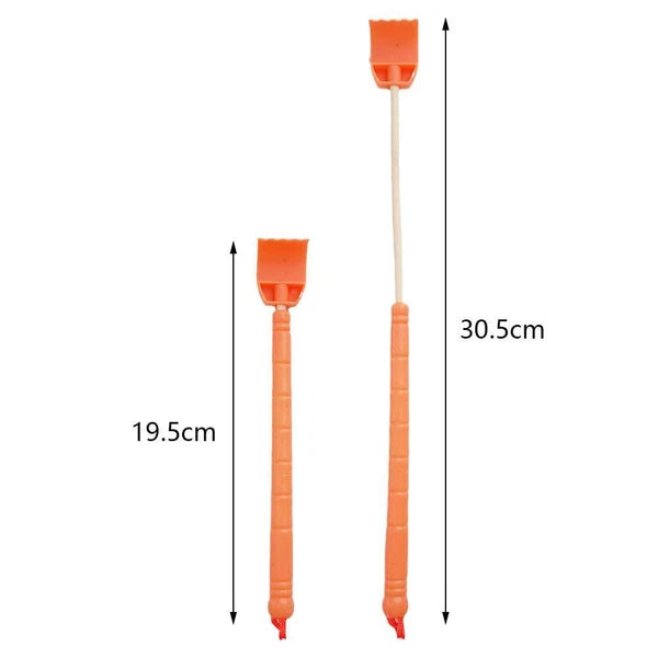 Plastic Hand Back Scratcher Massager Pick Itch Relief Long Reach Shoehorn New