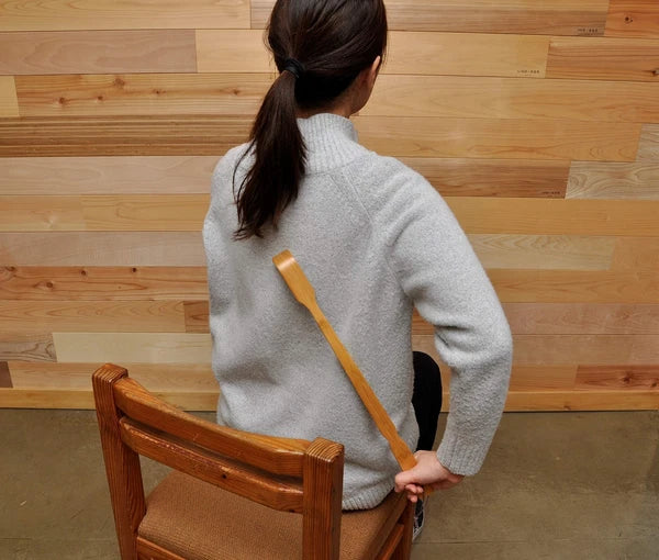 Japanese Mago no Te Bamboo Back Scratcher 18" Sakai Handheld Itch Relief Tool