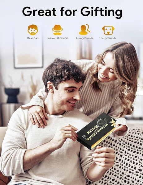 Luxury Stainless Steel Back Scratcher with Detachable Heads for Ultimate Comfort