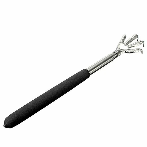 Extendable Back Scratcher Metal Telescopic Eagle Claw Portable Black Massager UK