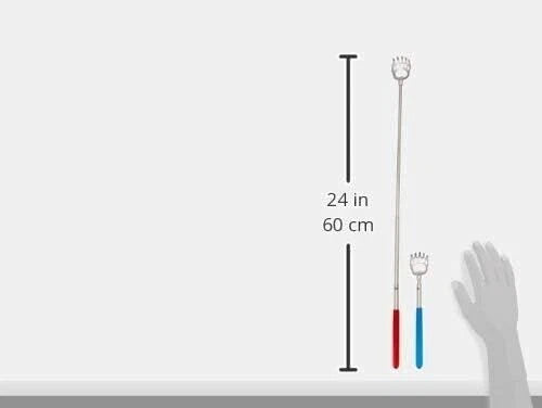 Back Scratcher Metal Telescopic Bear Claw Portable Extendable multi Massager UK