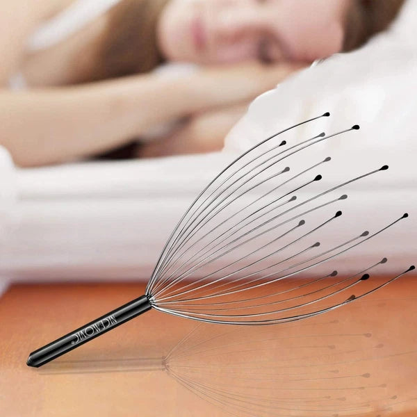 Head Massager Scratcher Tingler with 20 Fingers for Hair Scalp Deep Relaxation..