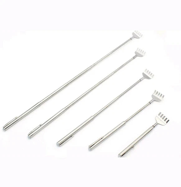 21" Stainless Telescopic Back Scratcher Extendable Itch Massager Silver H1