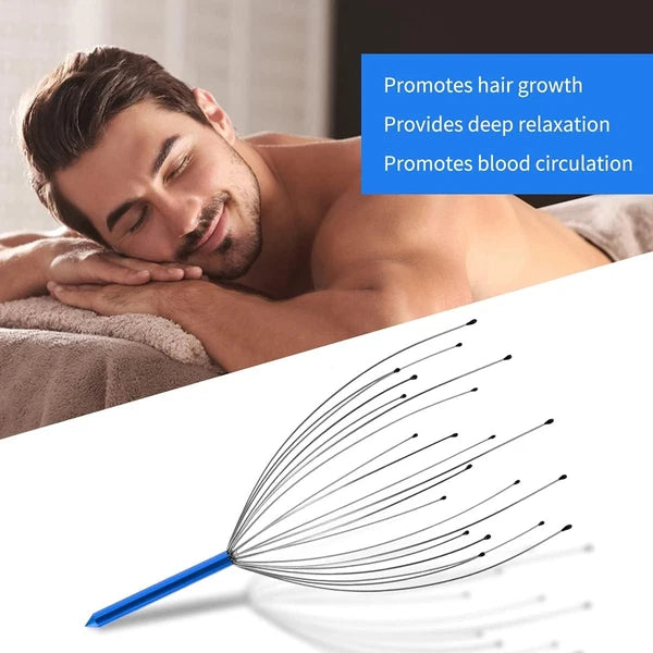 2 Pack Scalp Massager, 20 Fingers Head Massager, Handheld Head Scratcher, Sca...