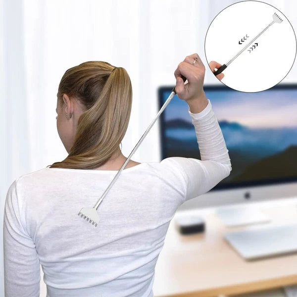 3 Pack Extendable Back Scratcher Long Reach Back Scratcher Telescopic Steel