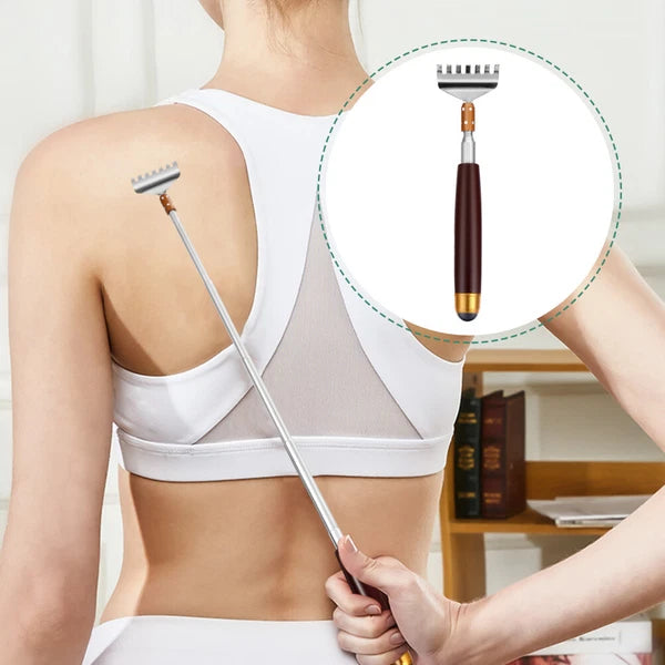 Stainless Steel Claw Expandable Back Scratcher Handheld Back Massager-