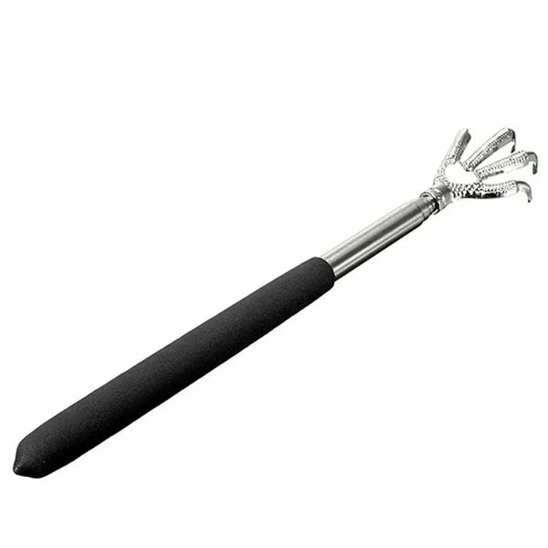 Extendable Back Scratcher Metal Telescopic Eagle Claw Portable Black Massager UK