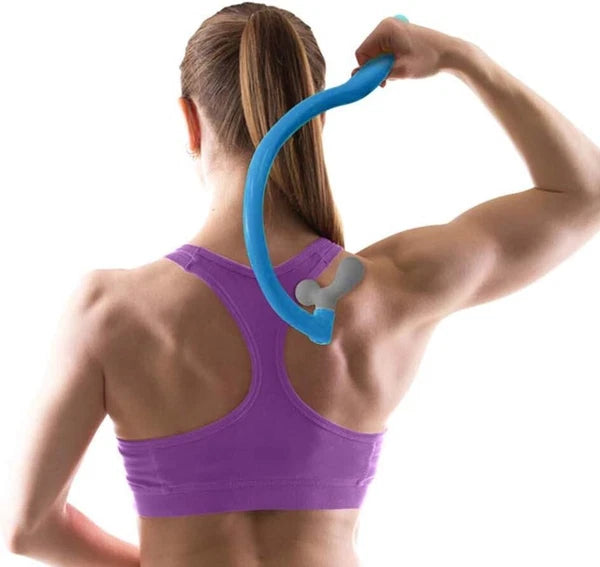 Digiteck Back Scratcher, Back Massager, Deep Tissue Muscle Massage Stick, Blue