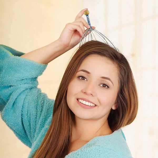 Scalp Massage Machine Head Massager Scalp Scratcher 12 Fingers pack of 2 piece