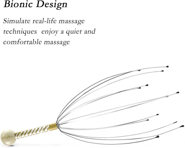 Scalp Massage Machine Head Massager Scalp Scratcher 12 Fingers pack of 2 piece