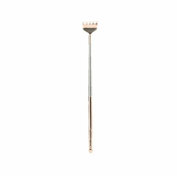 Kikkerland Extendable Copper Back Scratcher Telescopic Handle Portable Gift Idea