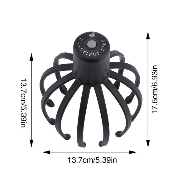 Electric Scalp Massager 360 Degree Head Massager Head Scratcher for Stress Relax