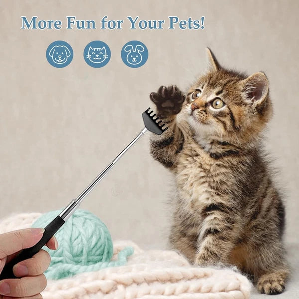 3 Pack Extendable Back Scratcher, Stainless Steel Portable Telescoping Back