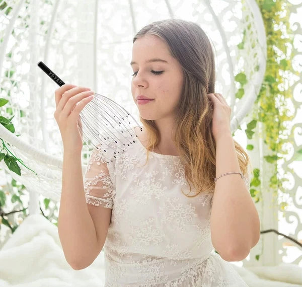 36 Fingers Black Head and Scalp Massager Relaxing Scratcher