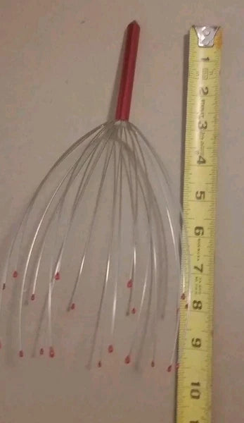 Head Massager Scratcher Tingler W/ 20 Fingers, Hair Scalp Deep Relax, Santa Box