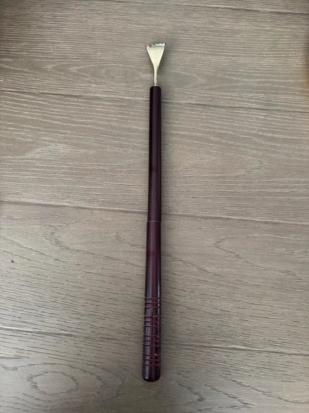 Vintage Brass Hand Shaped Back Scratcher 19" Long with Wood Handle
