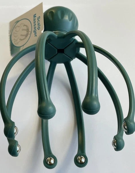 Head Massager/Scratcher, Massaging Scalp Help Relax, Calm Stress, w/ Steel Ball