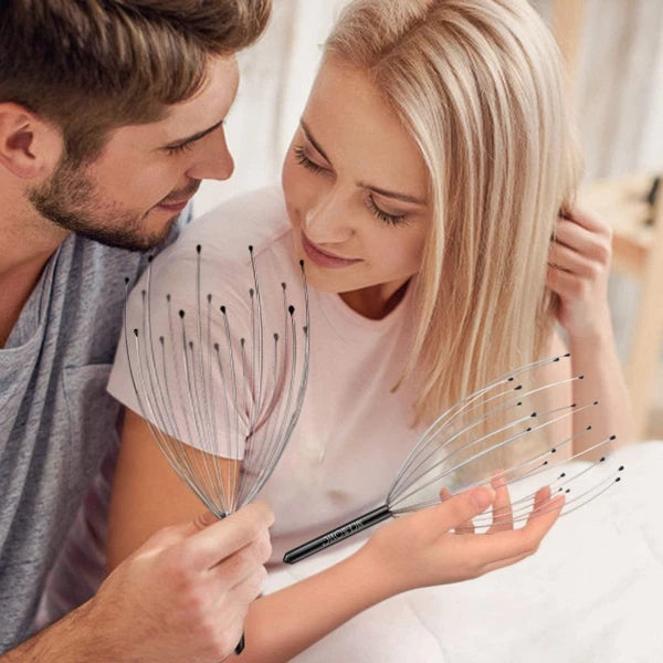 Head Massager Scratcher Tingler with 20 Fingers for Hair Scalp Deep Relaxation..